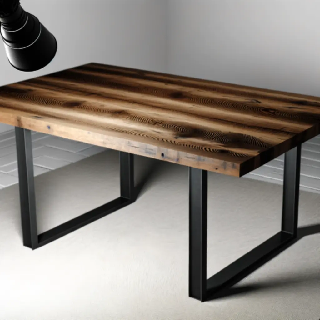 Nowoczesny drewniany stół jadalny