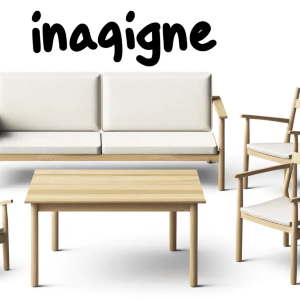 Drewniane nóżki sofy, zdejmowane podłokietniki z bliska